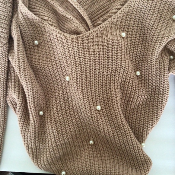 JESSICA SIMPSON KNIT PEARL SWEATER NWT EXTRA SMALL - Picture 10 of 11
